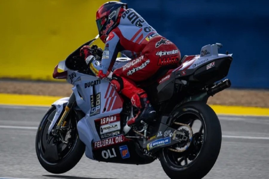 Keajaiban di Prancis Marc Marquez Bawa Gresini Racing ke Podium di Balapan Ke-1000