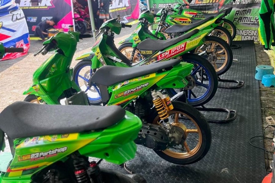 Hijaukan GBT! LSM 23Partshop Racing Team Siap Berlaga di LFN HP969 Road Race Championship
