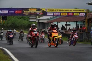 Hasil Lengkap Race 1 Kelas MP3 Rookie Kejuaraan Motoprix Regional B Seri 2 Tasikmalaya