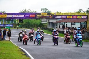 Hasil Lengkap Race 1 Kelas MP2 Novice Kejuaraan Motoprix Regional B Seri 2 Tasikmalaya