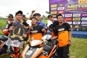 Ambisi Terwujud! Akbar Abud Abdalah Bersama EFJE Racing Team Capai Podium Pertama Kelas MP2 Novice Race 1 Kejurnas Motoprix Regional B Seri 2