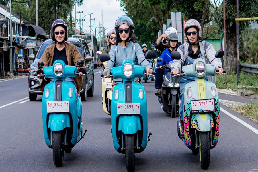 Iritnya Yamaha Fazzio Hybrid Dari Yogyakarta ke Solo
