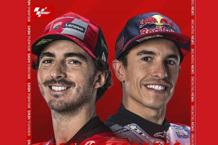 Kepindahan Marc Marquez ke Ducati Bagnaia Tetap Tenang Meski Tim Impian MotoGP Terbentuk
