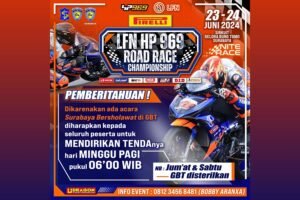Penting! Pemberitahuan untuk Peserta LFN HP969 Road Race Championship 2024