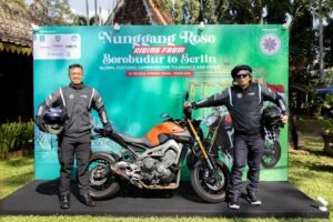 Petualangan Yamaha MT-09 dari Borobudur ke Berlin