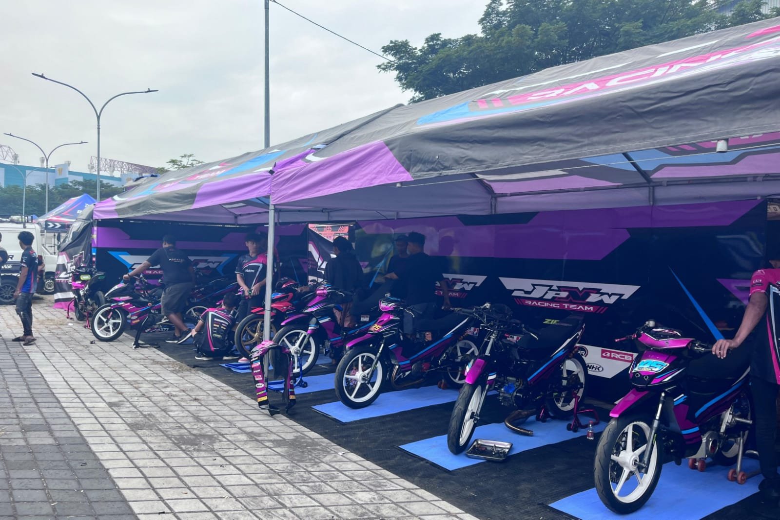 Seru! Ini Dia Suasana Paddock Pagi Ini, LFN HP969 Road Race Championship 2024