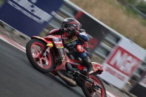 LFN HP969 ROAD RACE: Lintasan Basah Bukan Masalah! Alfi Husni Juarai Kelas Bebek 2T Underbone 130cc Expert
