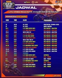 Jadwal Minggu 23 Juni 2024