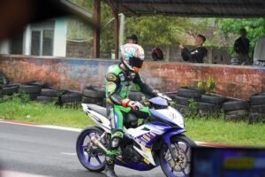 Penuh Ambisi! Aditya Fauzi Gagal dapat Podium Pada Race 2 MP1 Expert Kejurnas Motoprix Regional B Seri 2 Tasikmalaya