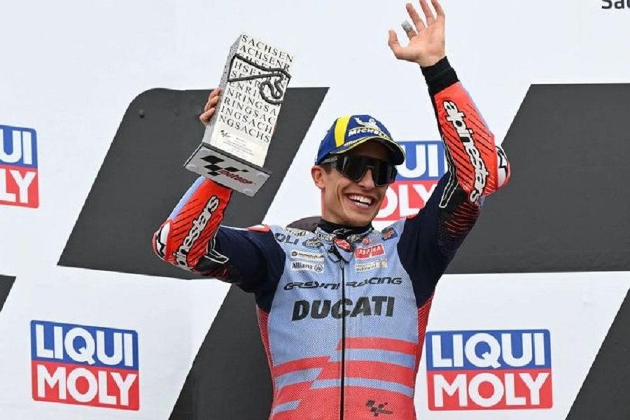 Saat Marc Marquez Bikin Bos Gresini Ketar-ketir di MotoGP Jerman 2024