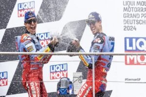 Sensasi Keluarga Marquez di Sachsenring Bersaudara di Puncak Podium MotoGP Jerman 2024!