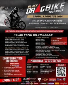 informasi Black Drag Bike 2024 Series, Semarang