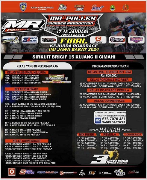 Mr Pulley Sumber Production Final Kejurda IMI Jabar