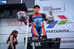 Iwan Setiawan Tak Terbendung di Mandalika, Juara Race 1 Superbike 1000cc MRS 2025