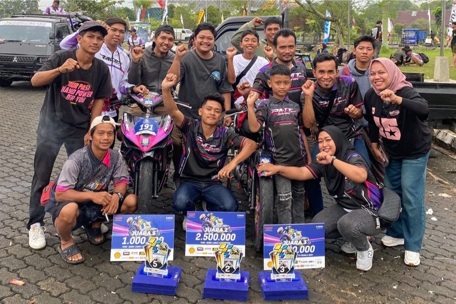 Fakta Unik PMTECH Siak Bikin Motor Sendiri dan Tembus Podium di Yamaha Cup Race