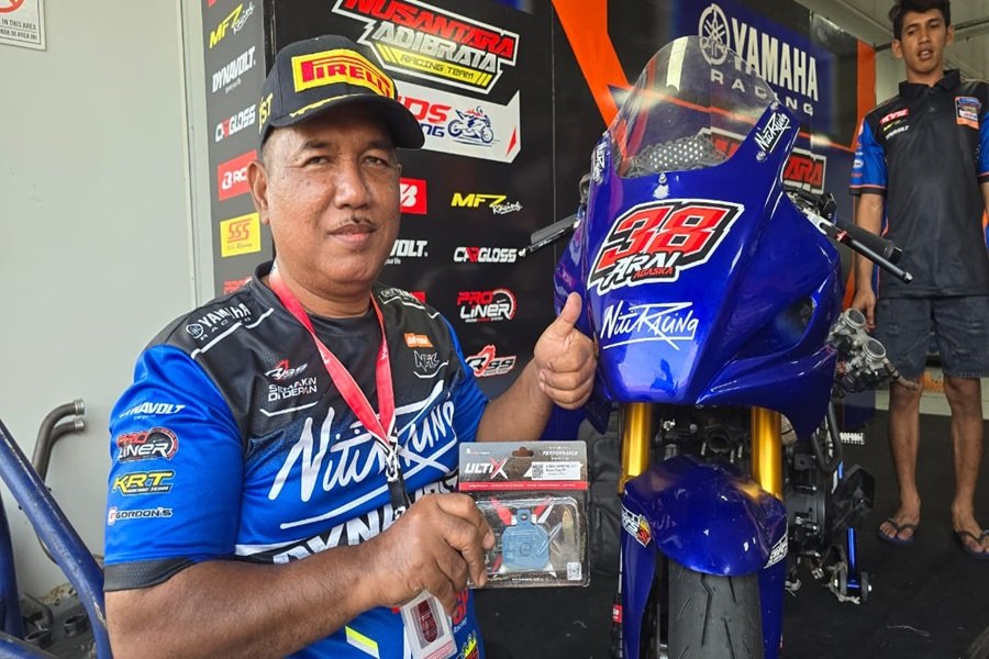 Tiga Pembalap Podium NS250 MRS 2025 Gunakan Kampas Rem Ulti X