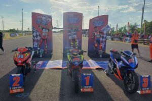 Alfi Husni Juara Superpole Race MP1 LFN HP969 Surabaya 2025