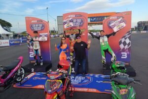 Alfi Husni Dominasi Superpole Race MP1 dan Underbone 130 di LFN HP969 Road Race Championship 2025 Seri 1