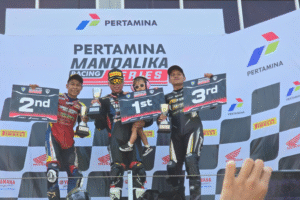 Comeback Penuh Haru! Eric Saputra Juara Sport 250 Community MRS 2025 dan Ajak Putrinya ke Podium