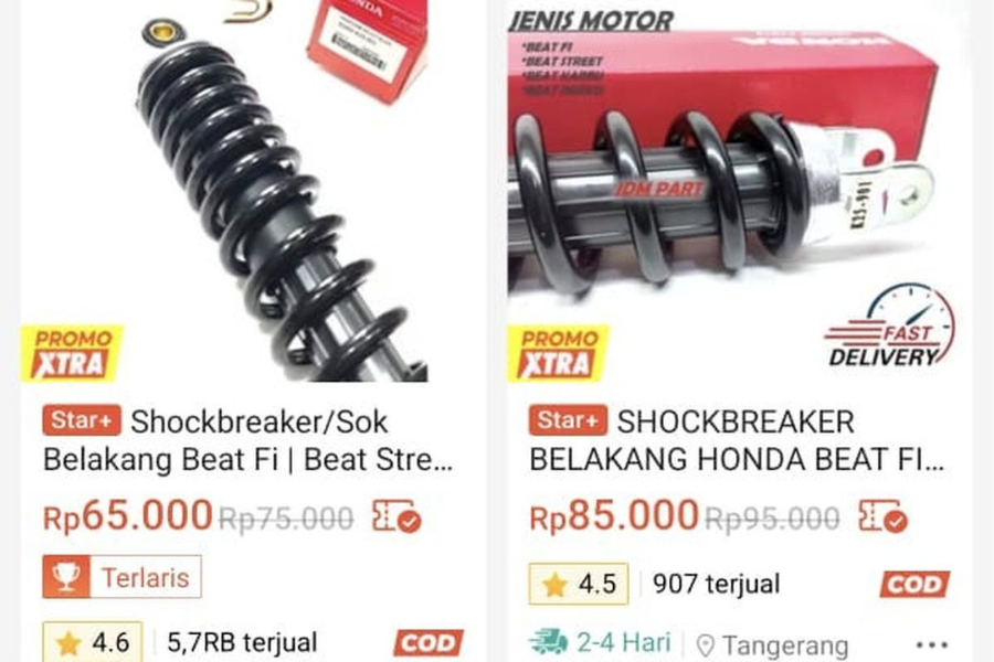 Perbedaan Shock Absorber Asli dan Replika yang Harus Diketahui Konsumen