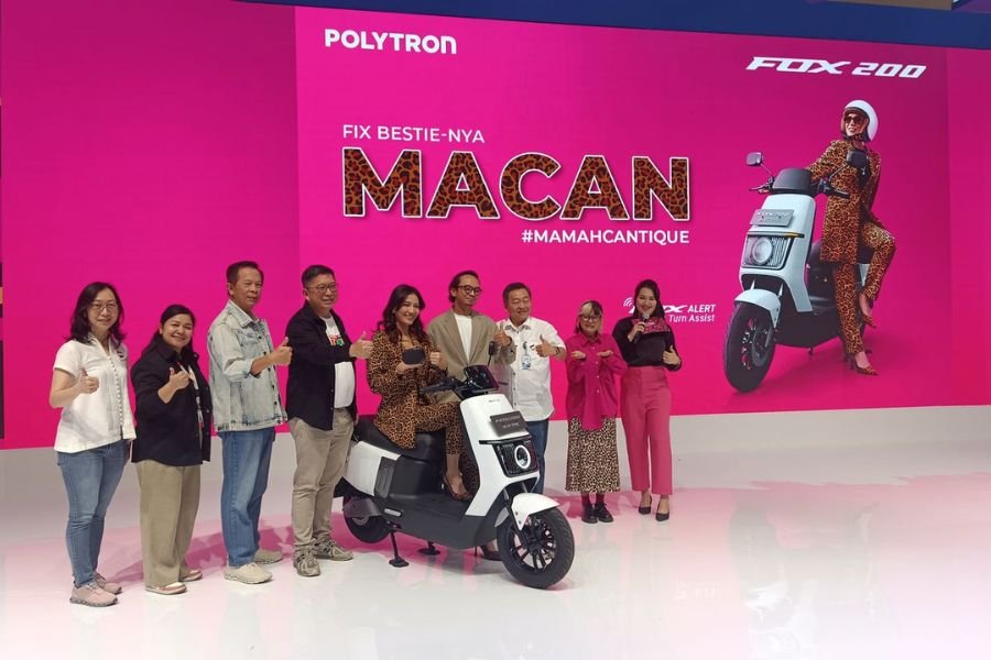 Polytron Luncurkan Fox 200, Motor Listrik Ringkas untuk Perempuan Perkotaan