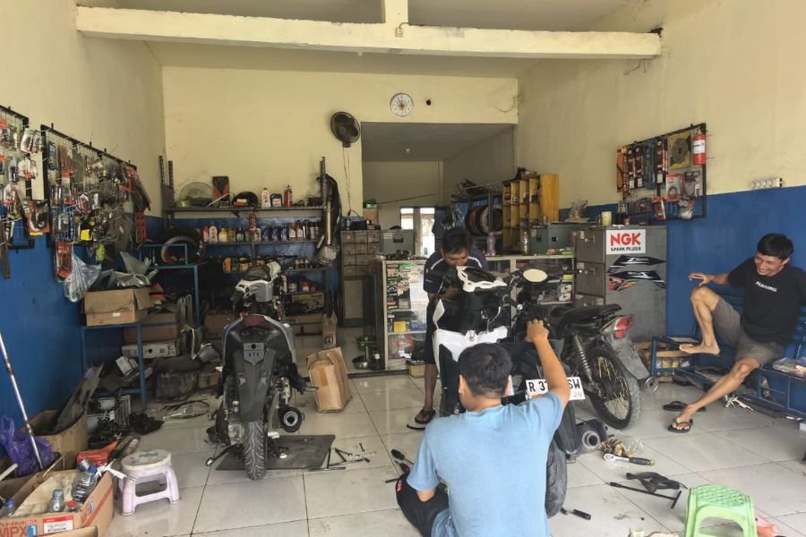 Pekir Pengguna, Bengkel Motor Legendaris Sejak 2003 yang Jadi Andalan Warga Sekitar