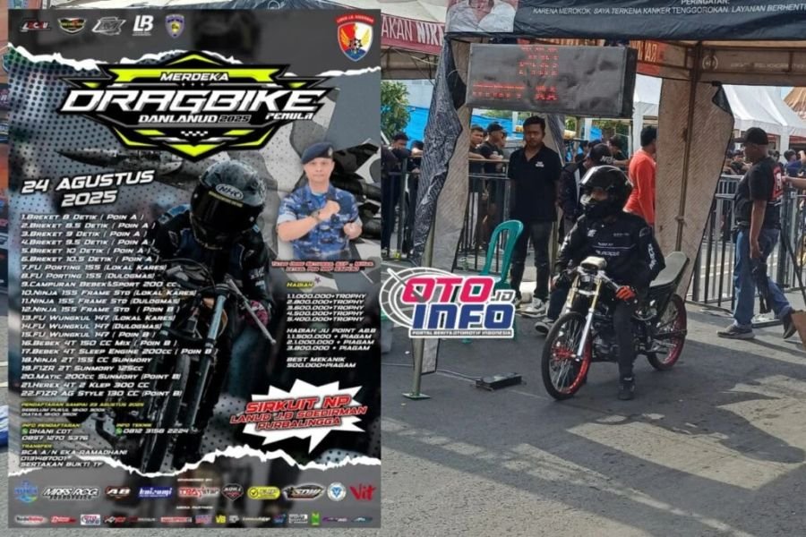 Merdeka Drag Bike Danlanud 2025 Siap Panaskan Purbalingga, Kelas Seru dan Hadiah Melimpah Menanti