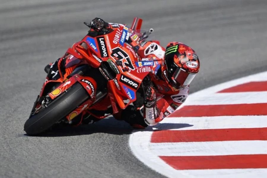 Krisis Bagnaia di MotoGP Catalunya 2025: Ambil Risiko Besar, Tetap Gagal Finis di Zona Poin