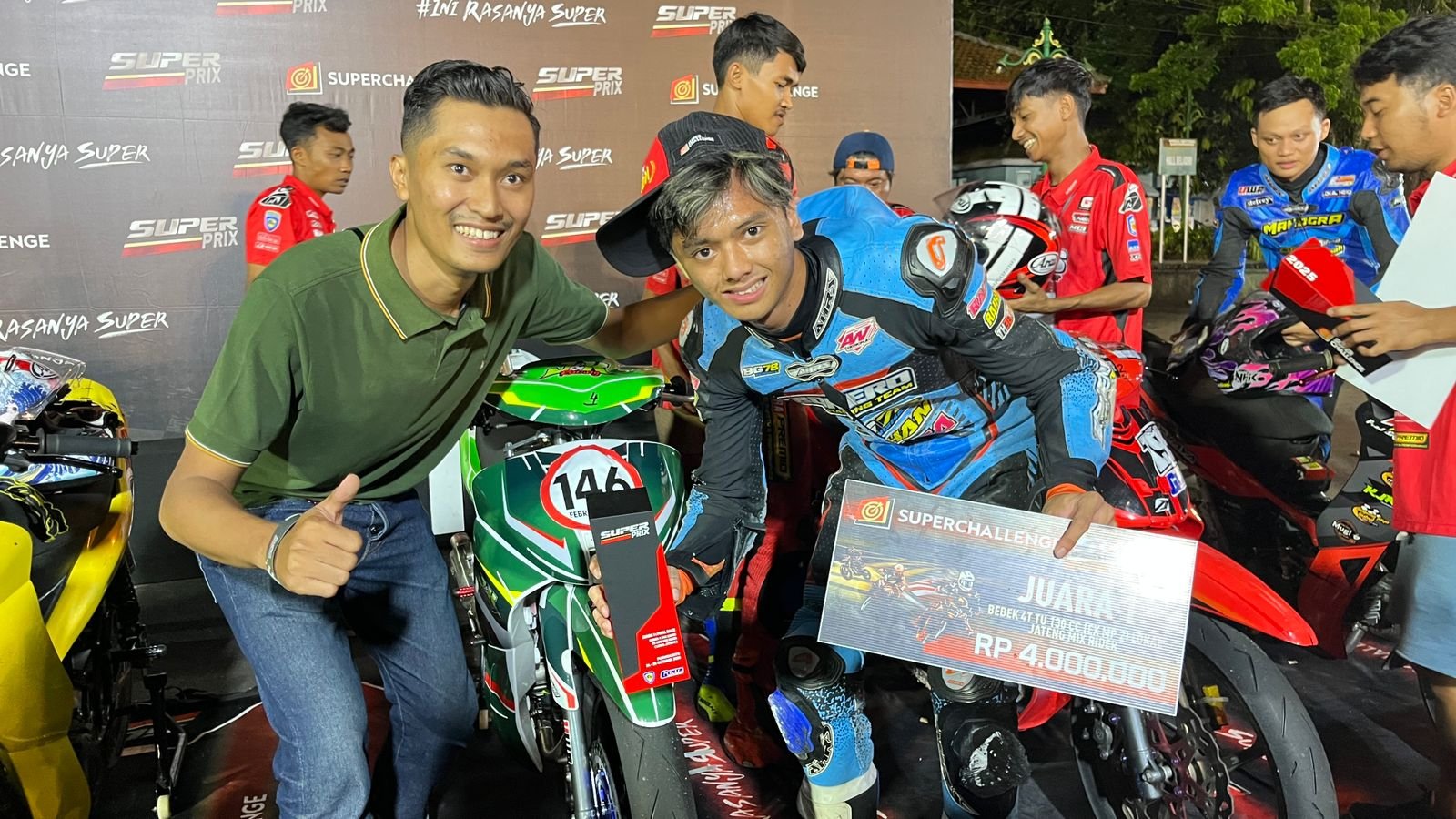 Febrian Yusuf Bersinar di Superprix Purwokerto! Juara Race Ex MP2 Mix Jateng”