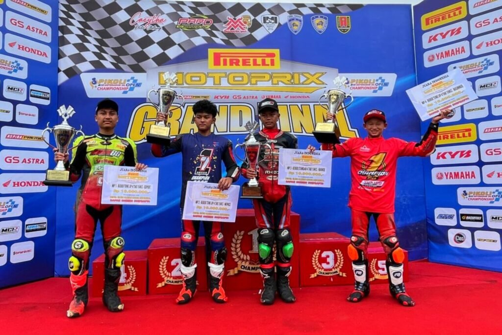 Rampung! Inilah Para Juara Nasional Motoprix 2025 yang Siap Cetak Sejarah Baru