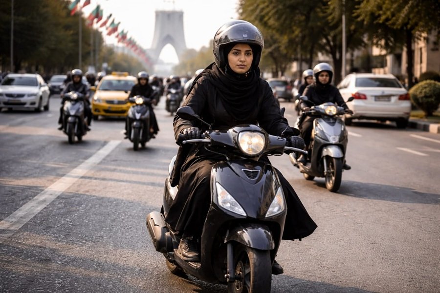 Wanita Iran Resmi Boleh Bikin SIM Motor dan Berkendara Roda Dua